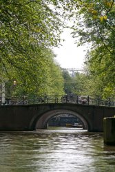 Amsterdam, Vue sur un canal
