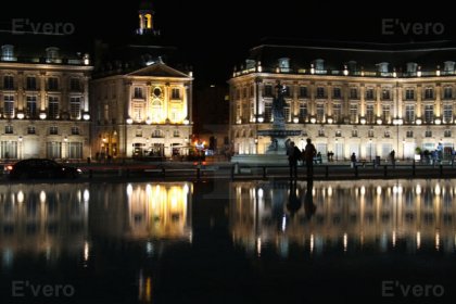 Bordeaux - Le miroir d'eau - Place de la Bourse